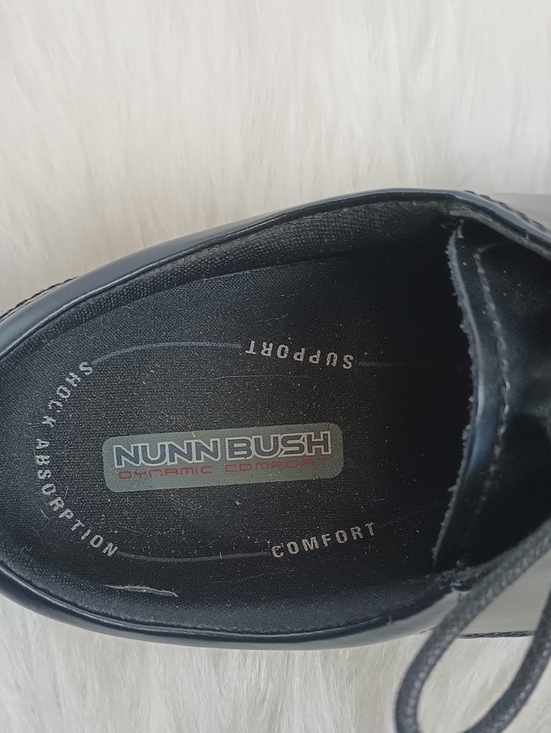 Nunn Bush Eddy Plain Toe Oxford - Style 84153-001 Size 8M Black main image 6